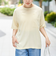 【接触冷感】五分袖Tシャツブラウス