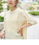 【接触冷感】五分袖Tシャツブラウス