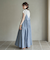 コットンレーヨンデニムキャミワンピース
