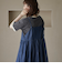 コットンレーヨンデニムキャミワンピース