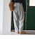 コットンレーヨンデニムワイドパンツ