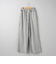 コットンレーヨンデニムワイドパンツ