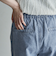 コットンレーヨンデニムワイドパンツ