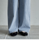 コットンレーヨンデニムワイドパンツ