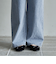 コットンレーヨンデニムワイドパンツ