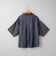 コットンレーヨンデニム半袖シャツ