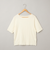 ナミナミジャガードメロー五分袖Tシャツ