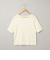 ナミナミジャガードメロー五分袖Tシャツ