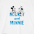 【MICKEY(ミッキー) / 別注】ミッキー＆ミニー / コンパクトプリントＴシャツ