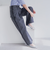 サイドライン タックワイドデニムパンツ