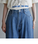 サイドライン タックワイドデニムパンツ