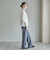 デニムフレアパンツ