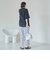 強撚シアーボイルハーフスリーブシャツ