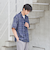 絡み織りチェックシャツ