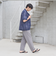 絡み織りチェックシャツ