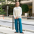 【定番・新色登場】イージービューティーワイドパンツ（WEB限定サイズ）