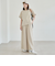 【セットアイテム】リネンタッチTブラウスセットアップ