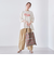 ピグメントドッキング布帛五分袖Tシャツ