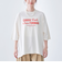 ピグメントドッキング布帛五分袖Tシャツ