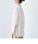 ピグメントドッキング布帛五分袖Tシャツ
