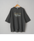 ピグメントドッキング布帛五分袖Tシャツ