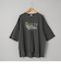 ピグメントドッキング布帛五分袖Tシャツ
