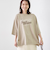 ピグメントドッキング布帛五分袖Tシャツ