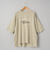 ピグメントドッキング布帛五分袖Tシャツ