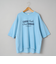 ピグメントドッキング布帛五分袖Tシャツ