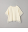 チビロゴ刺繍シアーオーバーTシャツ