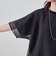 チビロゴ刺繍シアーオーバーTシャツ