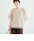 チビロゴ刺繍シアーオーバーTシャツ