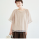 チビロゴ刺繍シアーオーバーTシャツ