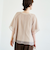 チビロゴ刺繍シアーオーバーTシャツ