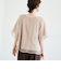 チビロゴ刺繍シアーオーバーTシャツ