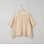 チビロゴ刺繍シアーオーバーTシャツ