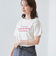 配色ロゴ刺繍Tシャツ