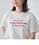 配色ロゴ刺繍Tシャツ