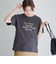 配色ロゴ刺繍Tシャツ