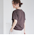 配色ロゴ刺繍Tシャツ