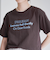配色ロゴ刺繍Tシャツ
