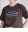 配色ロゴ刺繍Tシャツ