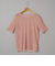 シアーベロアハーフスリーブTシャツ