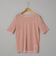 シアーベロアハーフスリーブTシャツ
