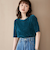 シアーベロアハーフスリーブTシャツ