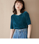 シアーベロアハーフスリーブTシャツ