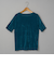 シアーベロアハーフスリーブTシャツ