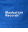 ManhattanRecords（マンハッタンレコード）別注ロゴ刺繍HAT