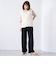 フェレットライクベロアイージーワイドパンツ