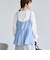 【セットアイテム】ドビーシフォンキャミソール セットロゴロンT